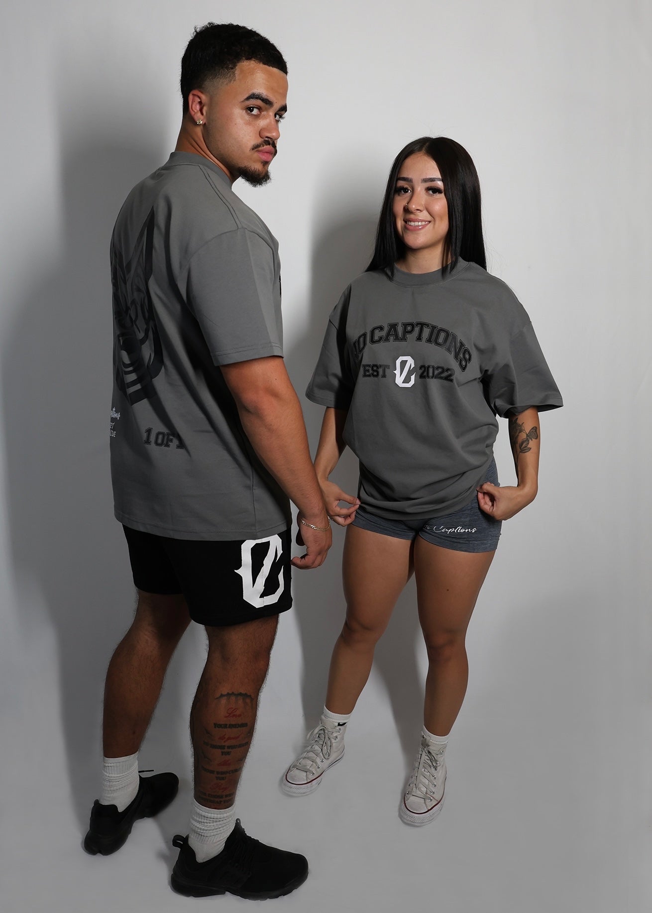 Womens Signature Gym Shorts GREY