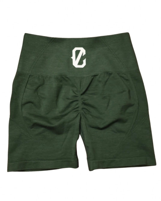 Womens Signature Gym Shorts GREEN