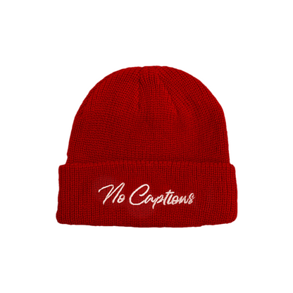 NoCap Signature Beanie RED